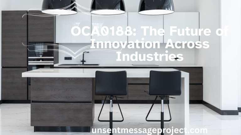OCA0188: The Future of Innovation Across Industries