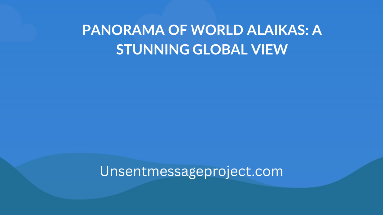Panorama of World Alaikas: A Stunning Global View